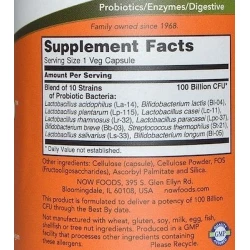 NOW - Probiotic-10 100 Billion - 30 kapsułek